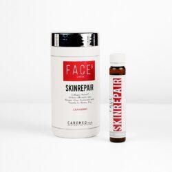 Caromed Face3 Drink Skinrepair è un integratore a base di acido ialuronico e la vitamina C, che promuove il benessere della pelle e la produzione di collagene. Gusto Mirtillo