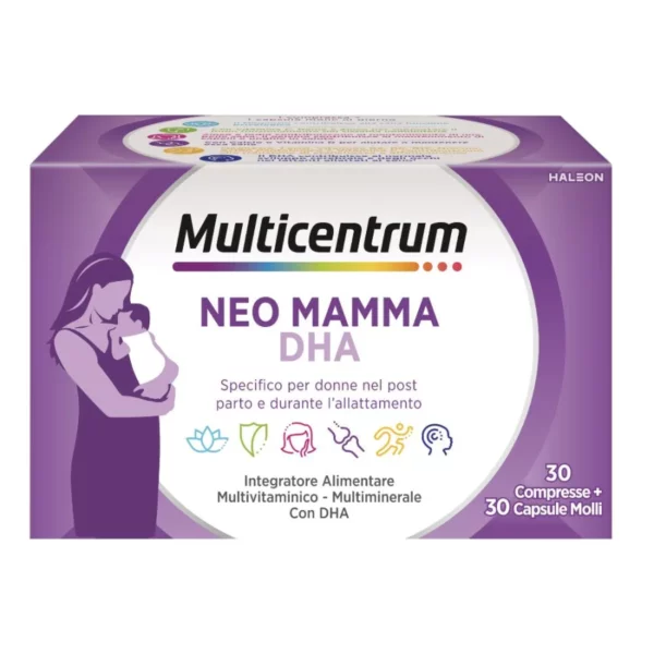 HALEON ITALY Srl Neo Mamma DHA 30 Compresse + 30 Capsule Molli FUORI TUTTO